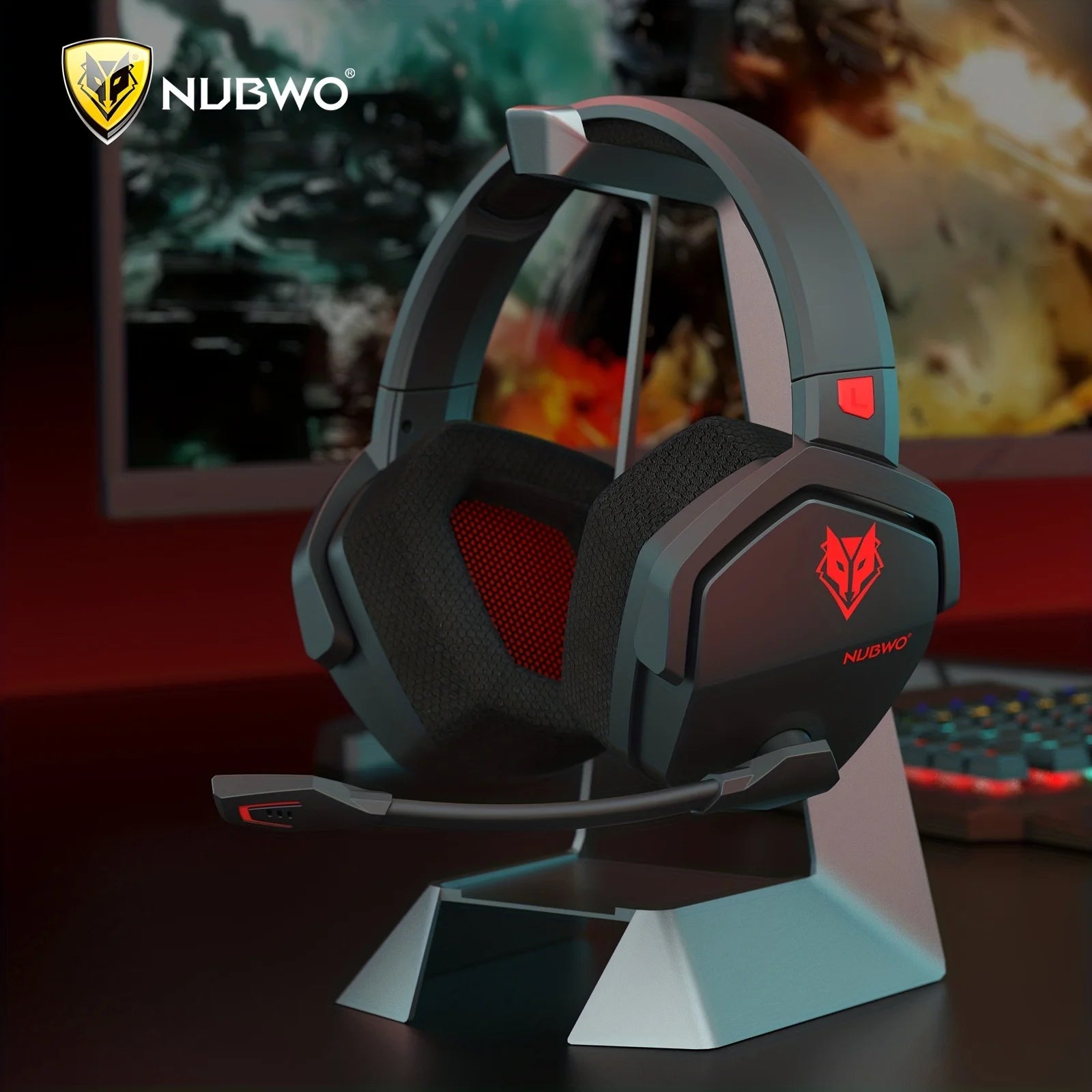 NUBWO G06 Wireless Gaming Headset  Dual Mode 2.4GHz