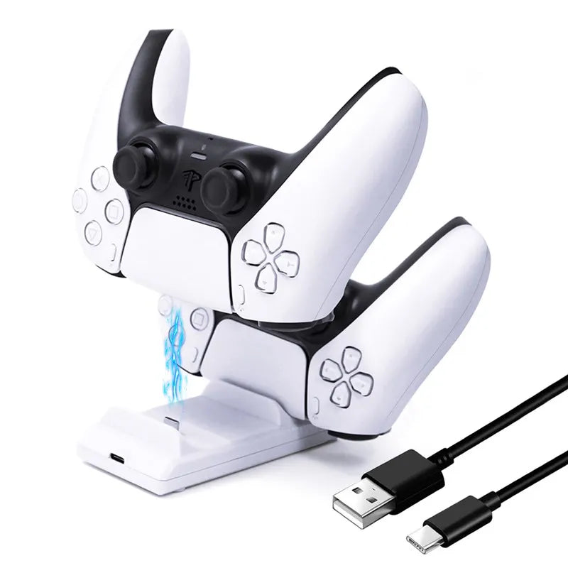 Dual Fast Charger for Playstation5 Wireless Controller